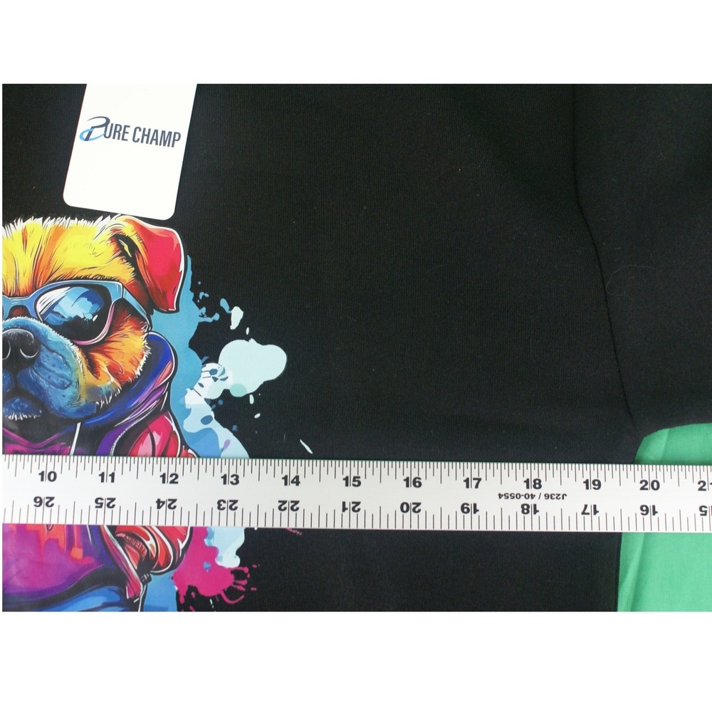 Pure Champ Kids 2-Pack Graphic Sweatshirts Black Dog & Red Monkey Size 10/12 - Picture 9 of 12